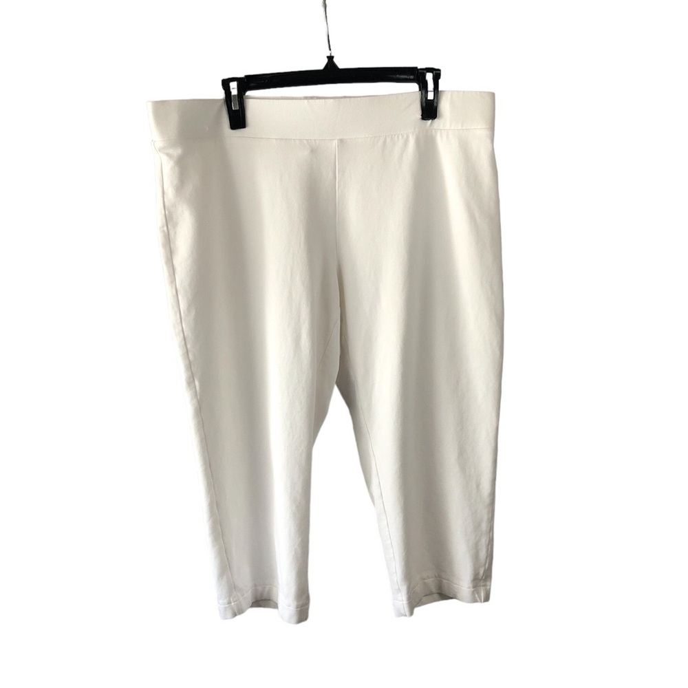 LEGGINGS - Women's Pure Jill Slim Leg Cropped Stretch Leggings in White. Size LP